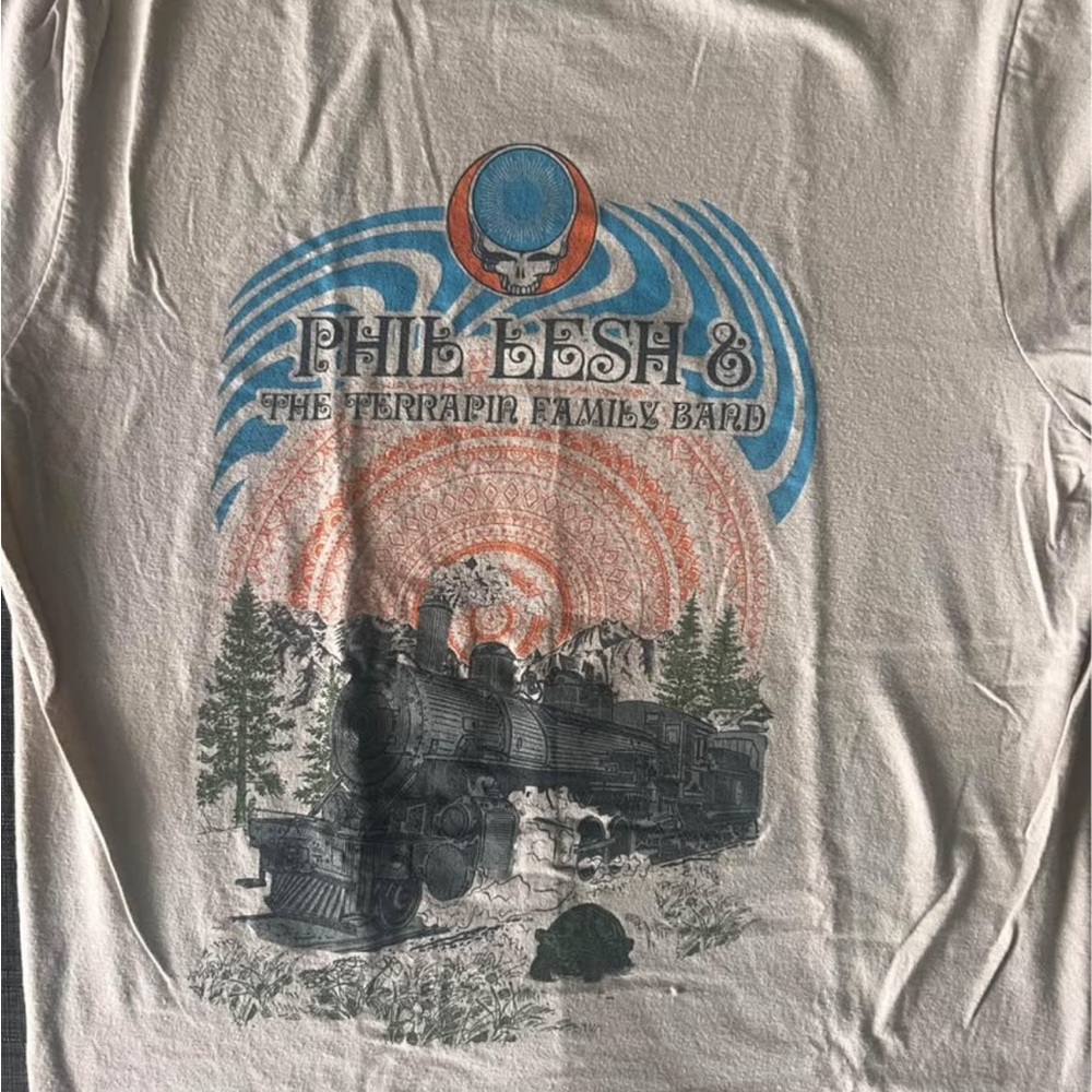Phil Lesh & Friends Short Sleeve Size Small Tan Condition: Like New
